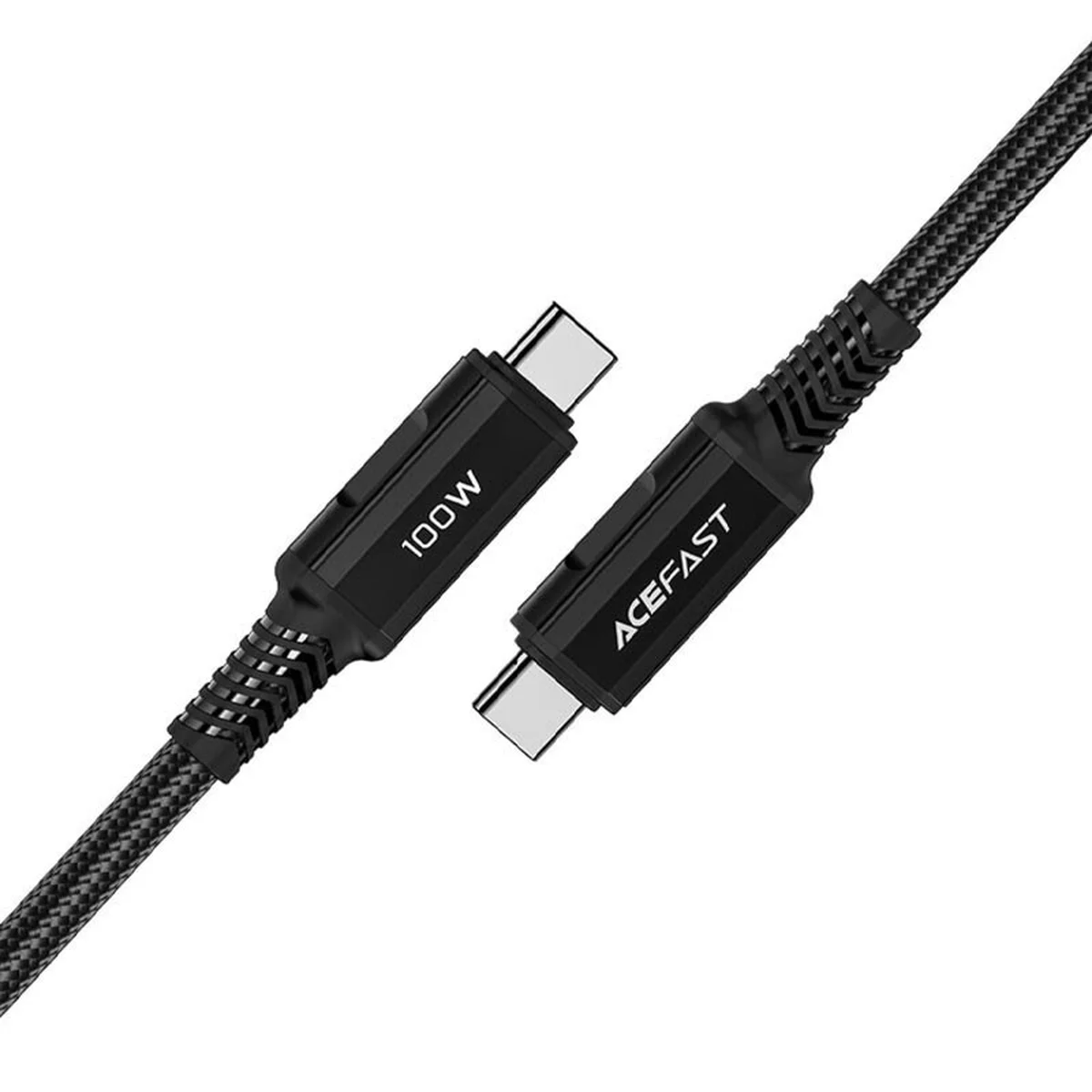 Дата кабель Acefast C4-03 USB-C to USB-C 100W aluminum alloy (1m) Black