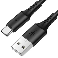 Дата кабель Borofone BX47 Coolway USB to Type-C (1m) Чорний