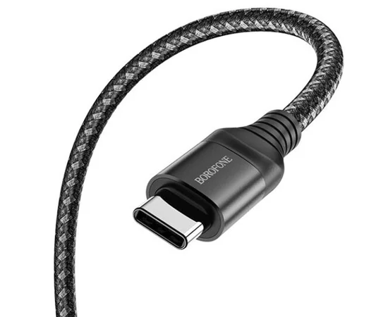 Дата кабель Borofone BX56 60W Type-C to Type-C (1.5m) Black