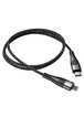 Дата кабель Hoco U99 Magnetic Type-C to Lightning 100W (1.2m) Черный
