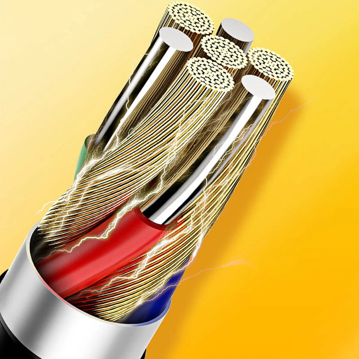 Дата кабель Usams US-SJ367 U35 3in1 USB to Combo 2A (1m) Чорний