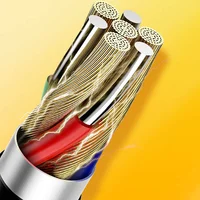 Дата кабель Usams US-SJ367 U35 3in1 USB to Combo 2A (1m) Чорний