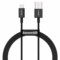 Дата кабель Baseus Superior Series Fast Charging Lightning Cable 2.4A (2m) (CALYS-C) Чорний