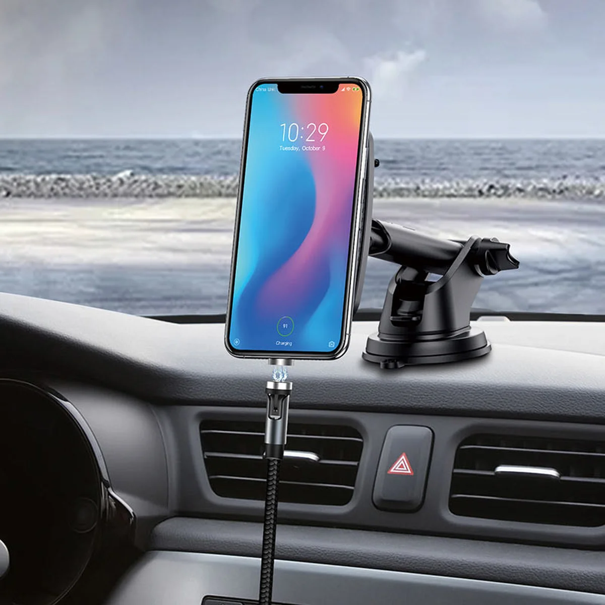 Дата кабель Hoco U94 "Universal magnetic" Type-C (1.2 m) Черный