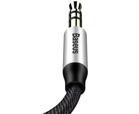 Аудио кабель Aux Baseus Yiven M30 (1m) (CAM30) Черный / Серебряный