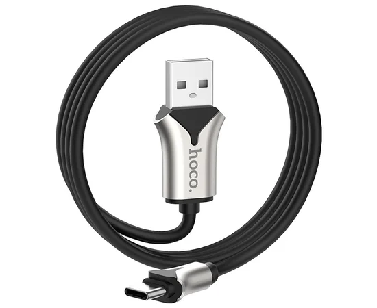 Дата кабель Hoco U67 "Soft Silicone" Type-C (1.2m) Черный
