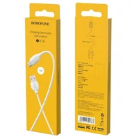 Дата кабель Borofone BX19 USB to MicroUSB (1m) Белый