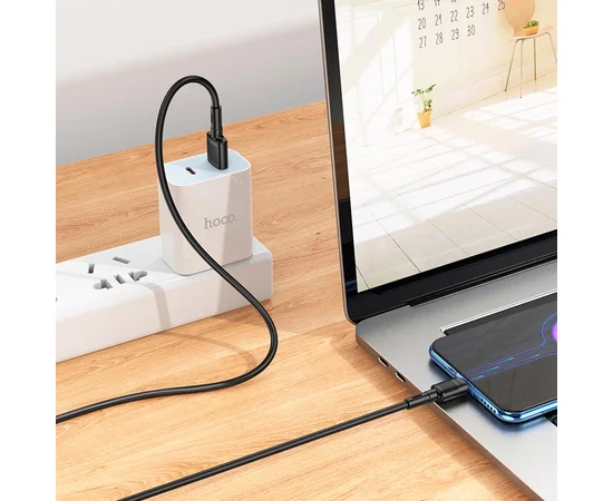 Дата кабель Hoco X83 Victory USB to MicroUSB (1m) Black