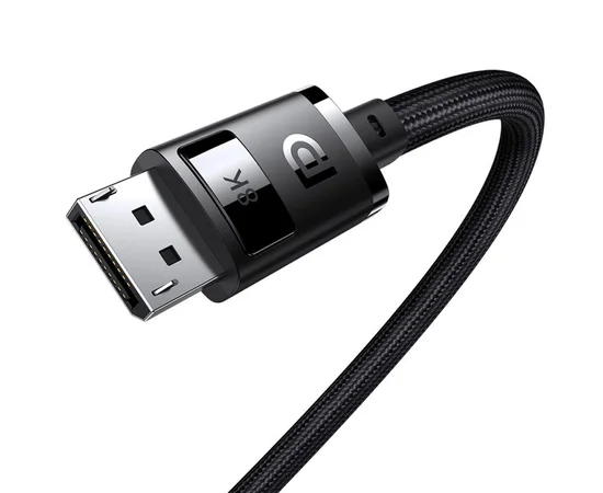 Дата кабель Baseus High Definition DP 8K to DP 8K (1m) (B00633706111-00) Cluster Black