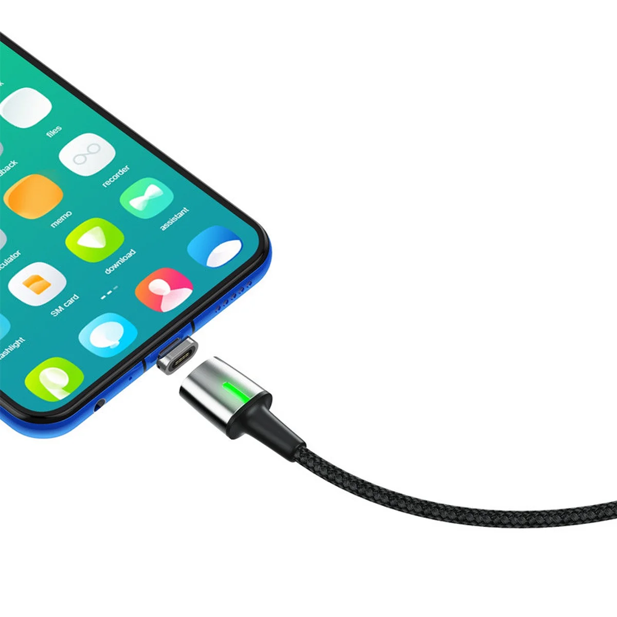 Дата кабель Baseus Zinc Magnetic Lightning 2.4A (1m) (CALXC-K) Черный