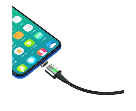 Дата кабель Baseus Zinc Magnetic Lightning 2.4A (1m) (CALXC-K) Черный