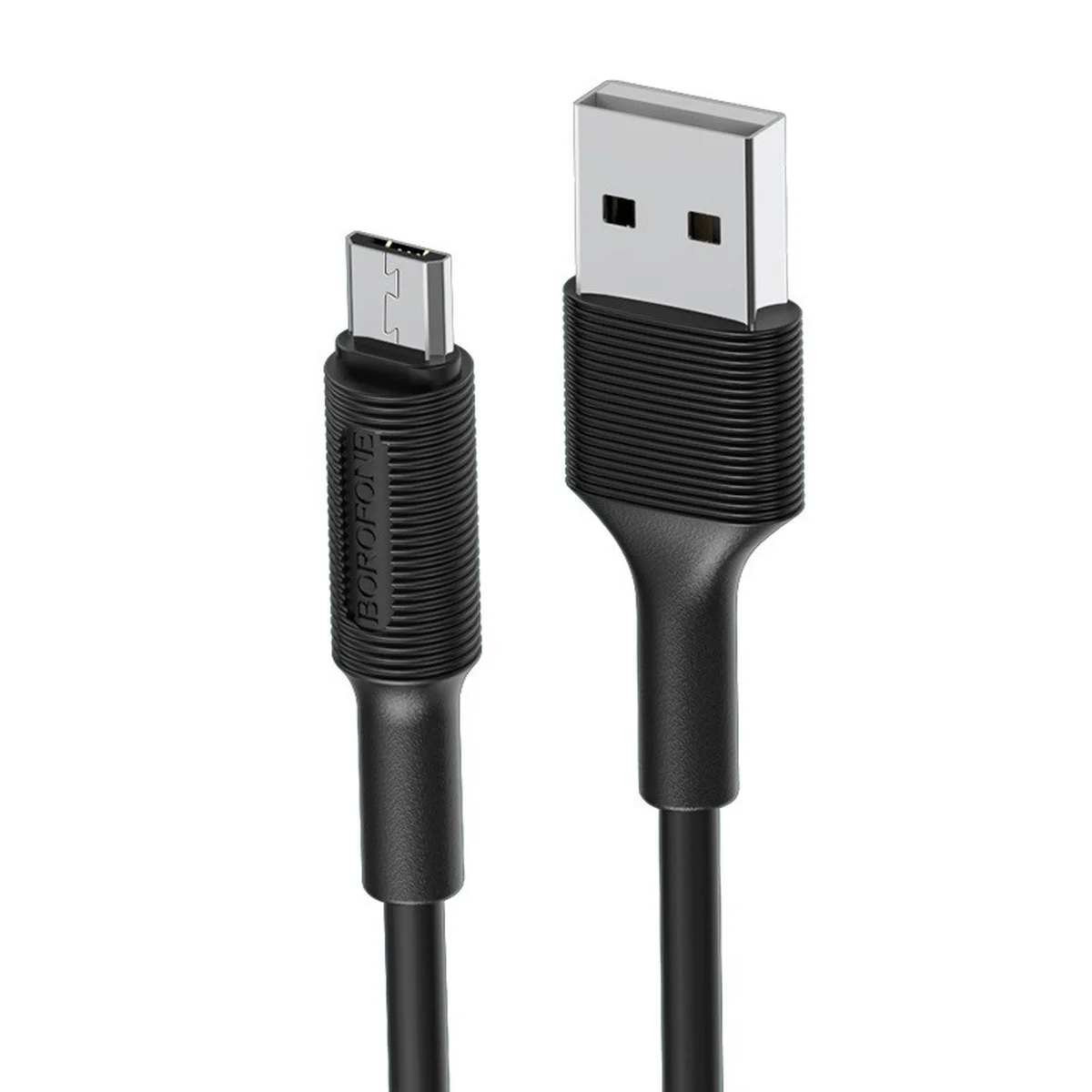Дата кабель Borofone BX1 EzSync USB to MicroUSB (1m) Чорний