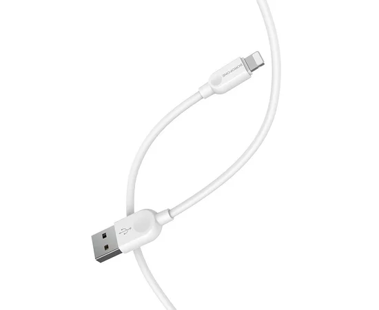 Дата кабель Borofone BX14 USB to Lightning (3m) Белый