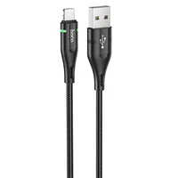 Дата кабель Hoco U93 "Shadow" Lightning (1.2 m) Черный
