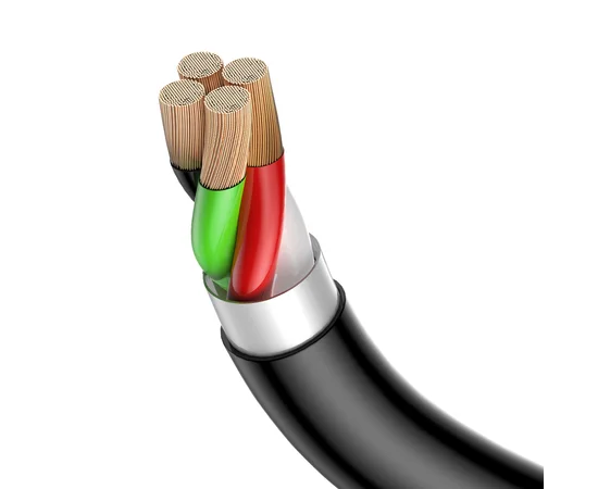 Дата кабель Baseus Double Spring (компактный) USB to Lightning 2A (1m) Серый