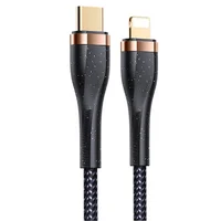 Дата кабель Usams US-SJ489 U64 Type-C To Lightning 20W PD (1.2m) Черный