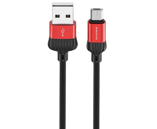 Дата кабель Borofone BX28 Dignity USB to MicroUSB (1m) Красный