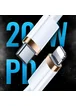 Дата кабель Usams US-SJ484 U63 Type-C To Lightning 20W PD (1.2m) Белый