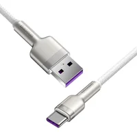 Дата кабель Baseus Cafule Series Metal USB to Type-C 40W (2m) Білий