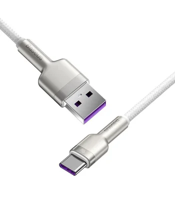 Дата кабель Baseus Cafule Series Metal USB to Type-C 40W (2m) Белый