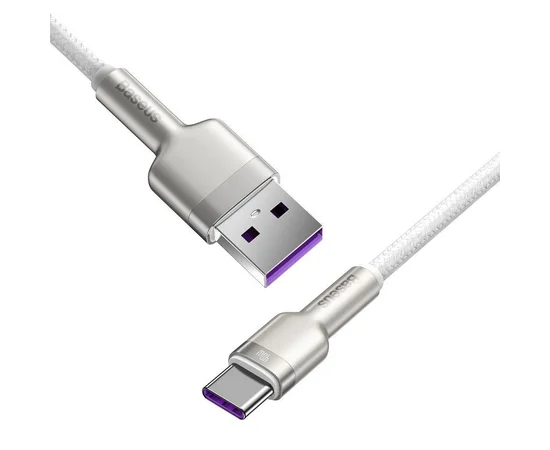 Дата кабель Baseus Cafule Series Metal USB to Type-C 40W (2m) Белый