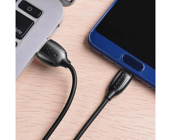 Дата кабель Borofone BX19 USB to Type-C (1m) Черный