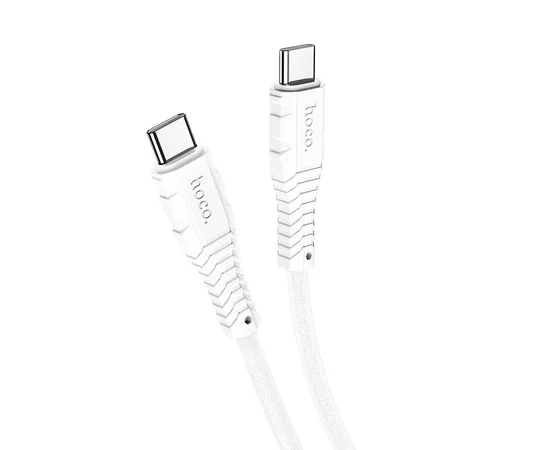 Дата кабель Hoco X67 "Nano" 60W Type-C to Type-C (1m) White