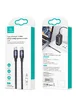 Дата кабель USAMS US-SJ524 U71 Type-C to Type-C PD 100W (1.2m) Black