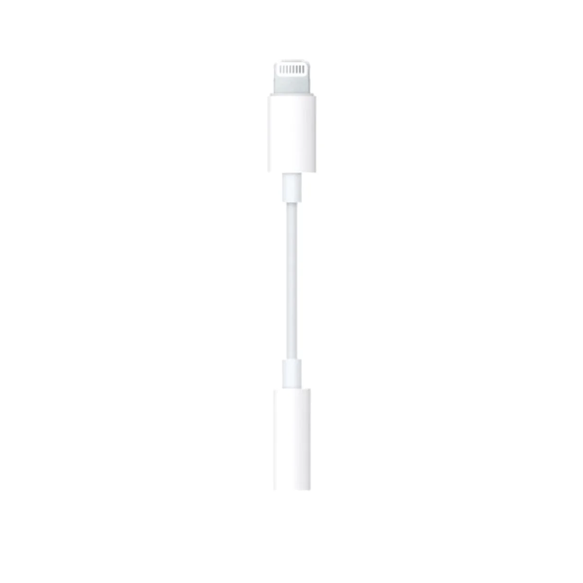 Адаптер для Apple Lightning to 3.5mm Headphone Jack (ААА) (box, no logo) Белый