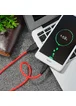 Дата кабель Hoco X21 Silicone MicroUSB Cable (1m) Черный / Красный