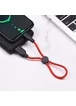 Дата кабель Hoco X21 Plus Silicone Lightning Cable (0.25m) Black / Red