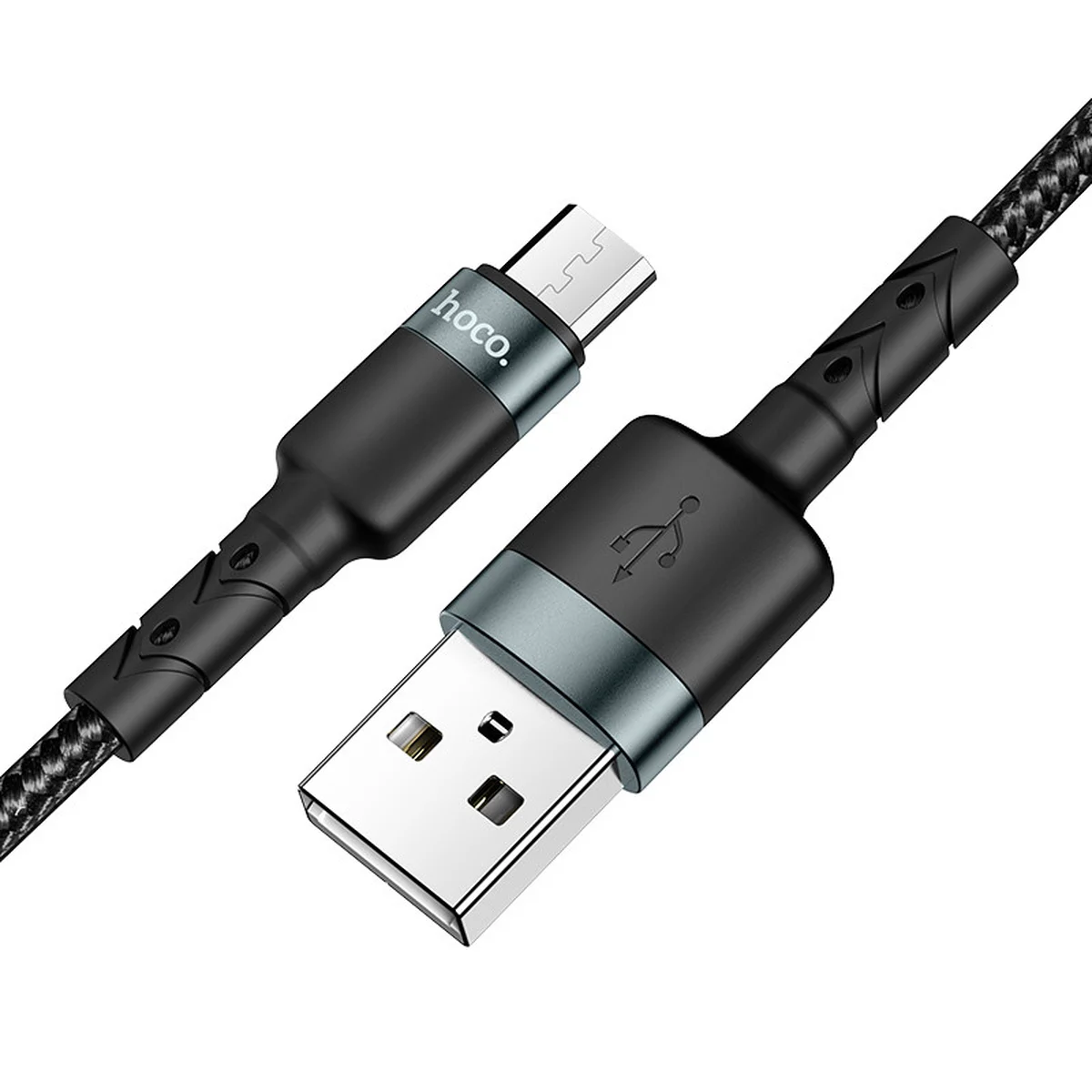 Дата кабель Hoco DU46 Charging USB to MicroUSB (1m) Черный