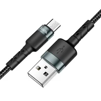 Дата кабель Hoco DU46 Charging USB to MicroUSB (1m) Черный