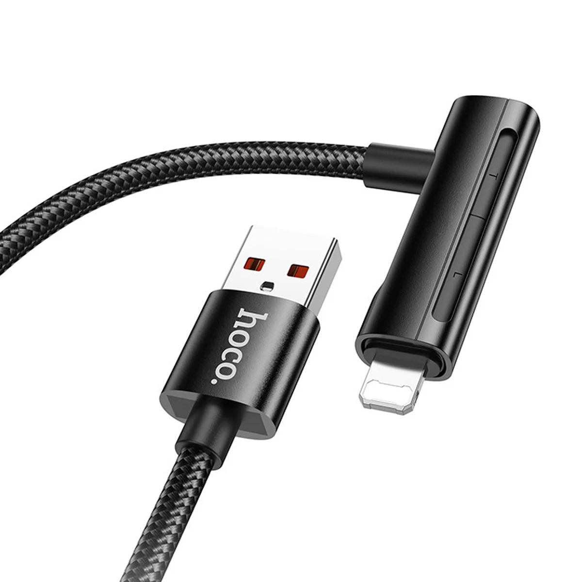 Дата кабель Hoco U135 Incredible 2in1 USB to Lightning/Type-C (1m) Black