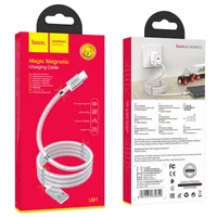 Дата кабель Hoco U91 "Magic magnetic" Type-C (1М) Белый