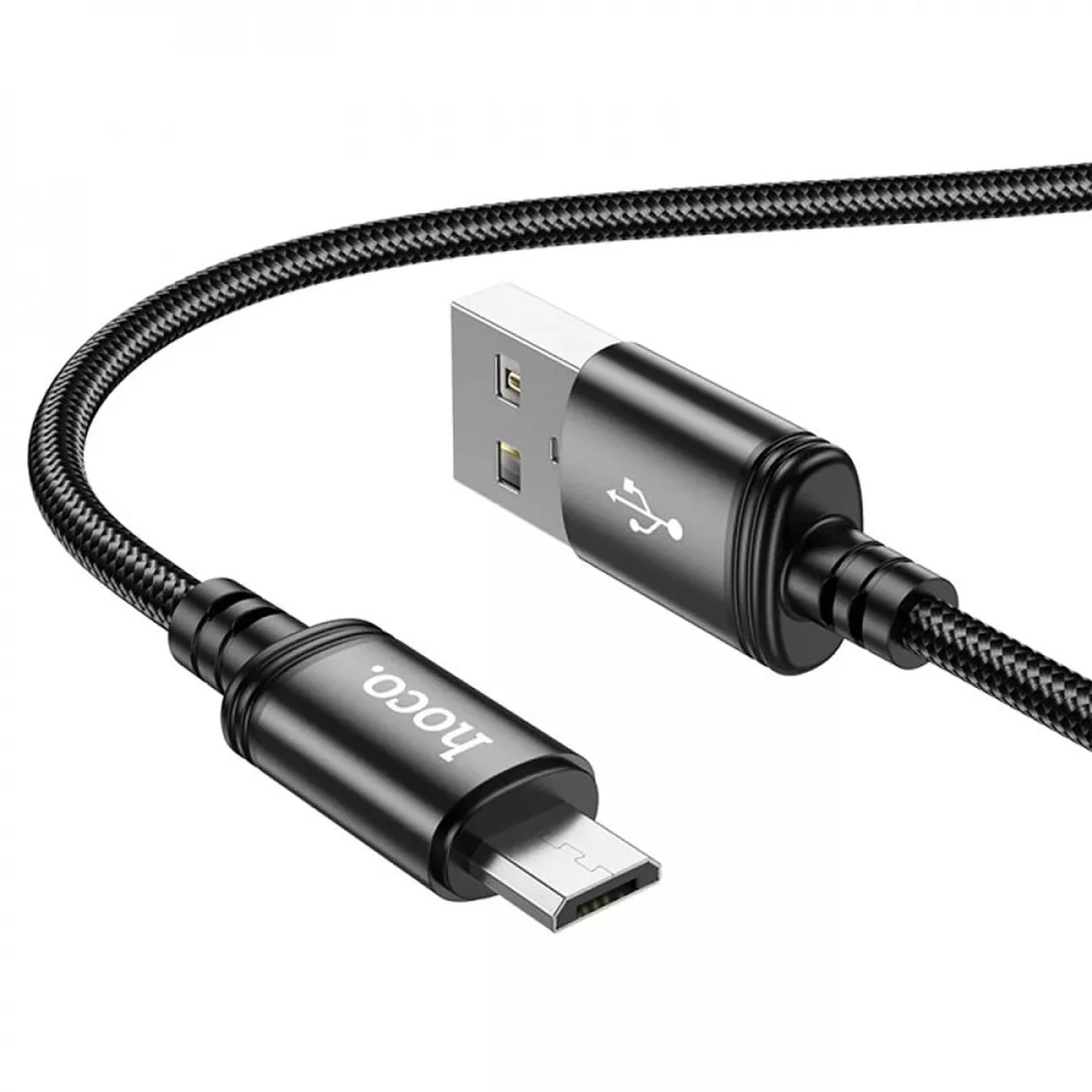 Дата кабель Hoco X89 Wind USB to MicroUSB (1m) Black