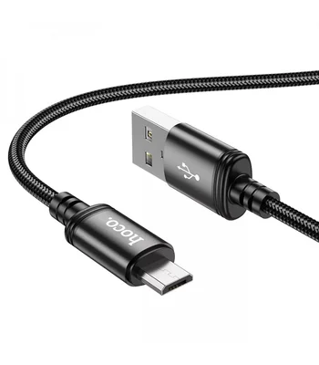 Дата кабель Hoco X89 Wind USB to MicroUSB (1m) Black