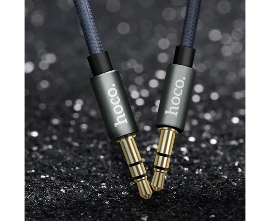 Аудио кабель Aux Hoco UPA03 (1m) Серый