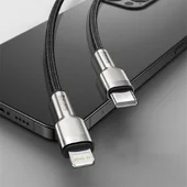 Дата кабель Baseus Cafule Series Metal Type-C to Lightning PD 20W (1m) Черный