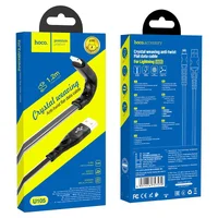 Дата кабель Hoco U105 Treasure USB to Lightning (1.2 m) Черный