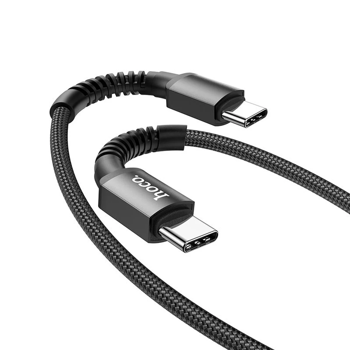 Дата кабель Hoco X71 "Especial" Type-C to Type-C 60W (1m) Черный