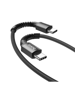 Дата кабель Hoco X71 "Especial" Type-C to Type-C 60W (1m) Черный Дата кабель Hoco X71 "Especial" Type-C to Type-C 60W (1m) Черный