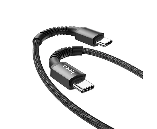 Дата кабель Hoco X71 "Especial" Type-C to Type-C 60W (1m) Чорний