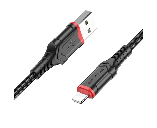 Дата кабель Borofone BX67 USB to Lightning (1m) Черный
