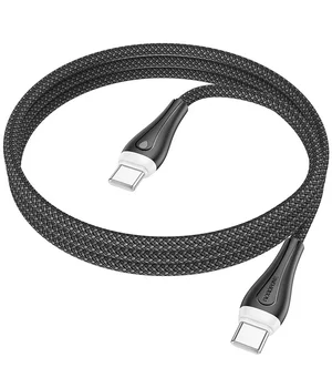 Дата кабель Borofone BX100 Advantage 60W Type-C to Type-C Black