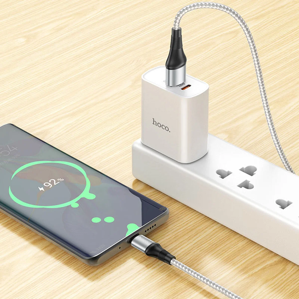 Дата кабель Hoco X50 "Excellent" USB to Type-C (1m) Серый