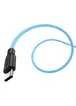 Дата кабель Hoco X21 Plus Silicone Type-C Cable (1m) Black / Blue