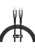 Дата кабель Baseus Glimmer Series Fast Charging Data Cable Type-C to Lightning 20W 1m (CADH000001) Black