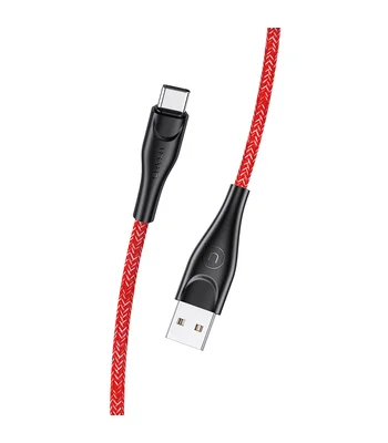 Дата кабель Usams US-SJ392 U41 Type-C Braided Data and Charging Cable 1m Красный