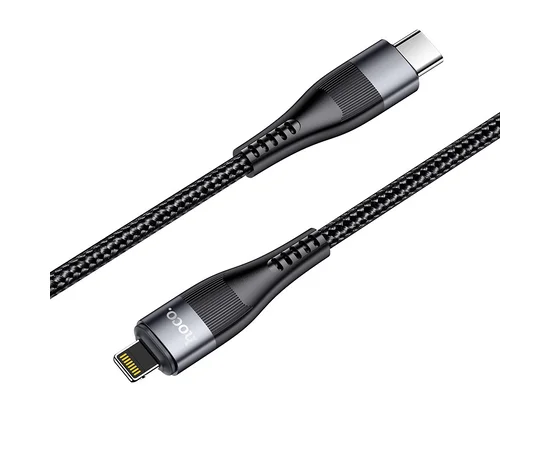 Дата кабель Hoco U99 Magnetic Type-C to Lightning 100W (1.2m) Черный